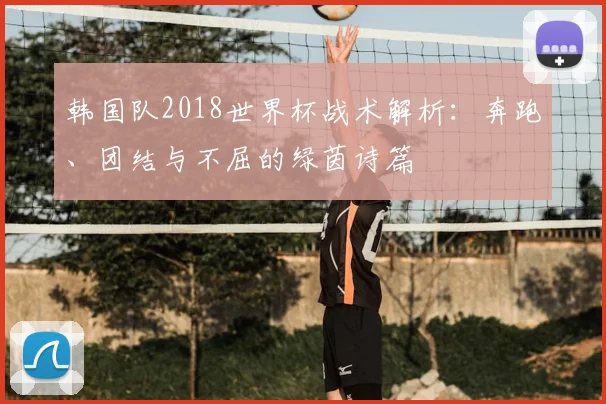 韩国队2018世界杯战术解析：奔跑、团结与不屈的绿茵诗篇
